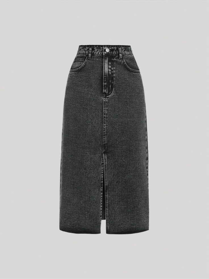 Malaysia Black Denim Skirt
