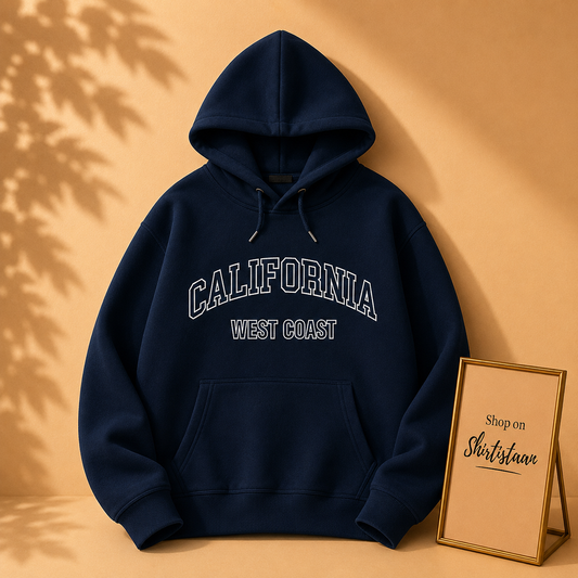 NAVY BLUE HOOD CALIFORNIA