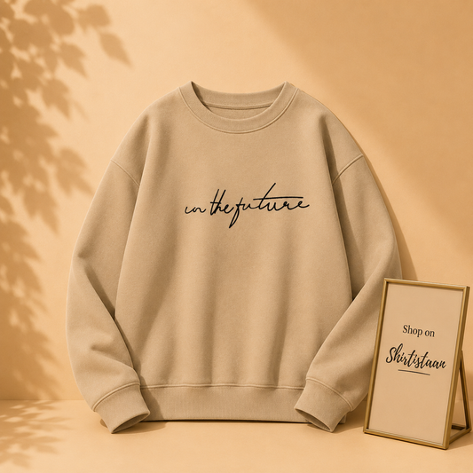 CREAM SWEATSHIRT IN THE FUTURE
