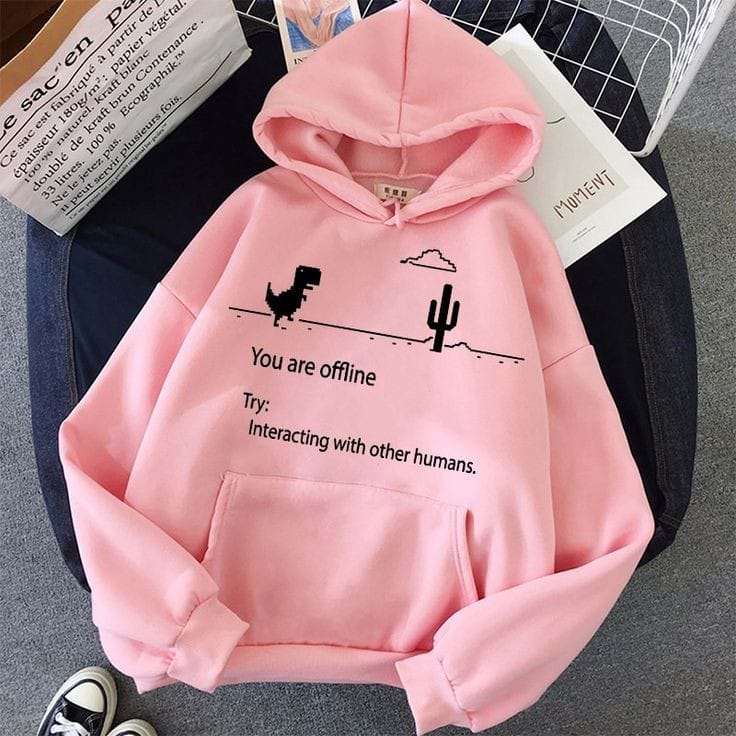 PINK HOODIE OFFLINE