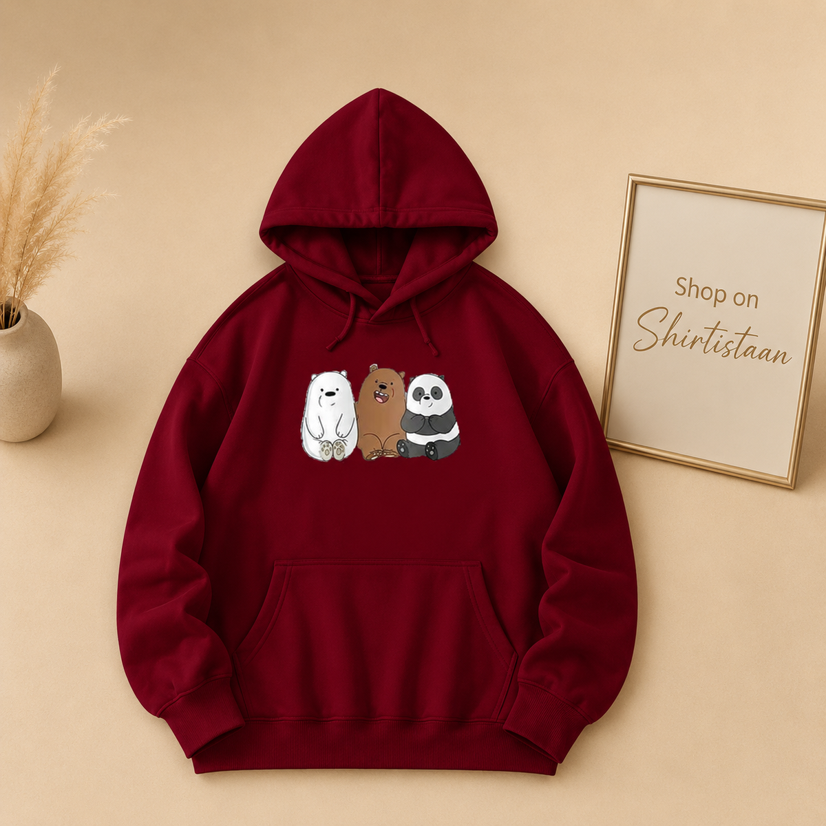 THREE BEAR FRIENDS HOODIE