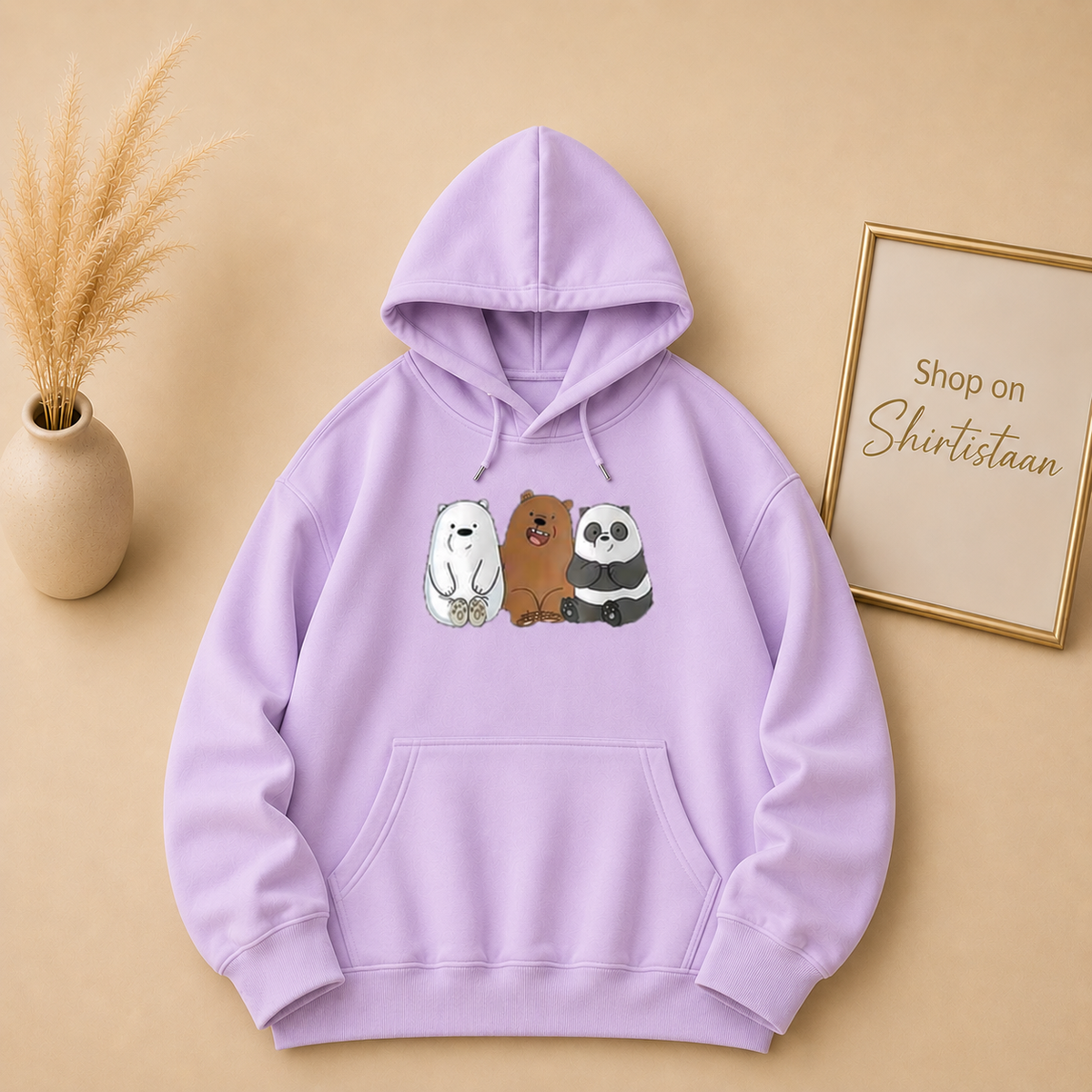 THREE BEAR FRIENDS HOODIE