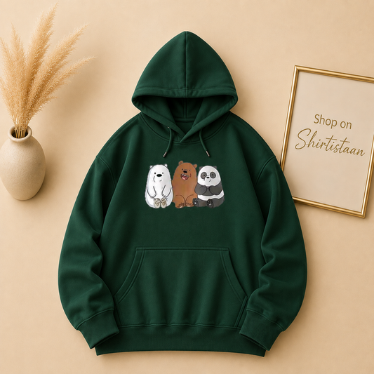 THREE BEAR FRIENDS HOODIE
