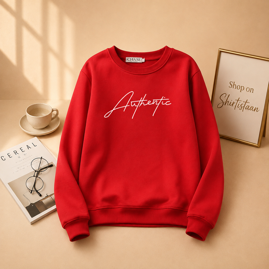 RED SWEATSHIRT AUTHENTIC