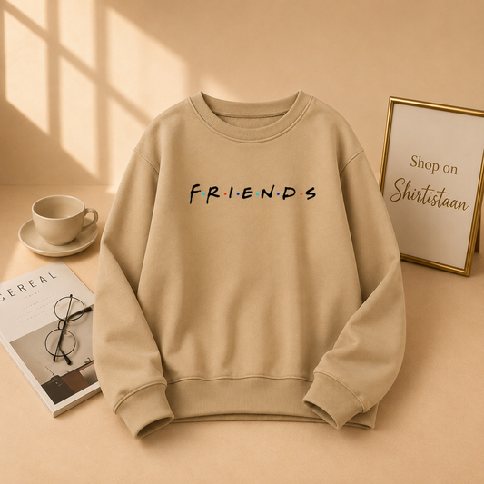 CREAM SWEATSHIRT FRIENDS
