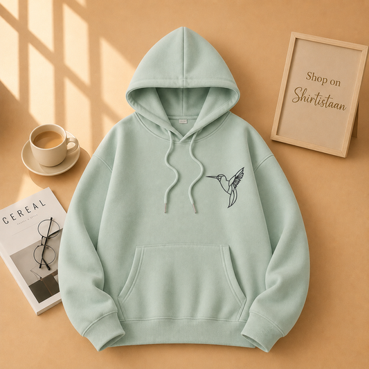 POCKET CROW SEA GREEN HOOD