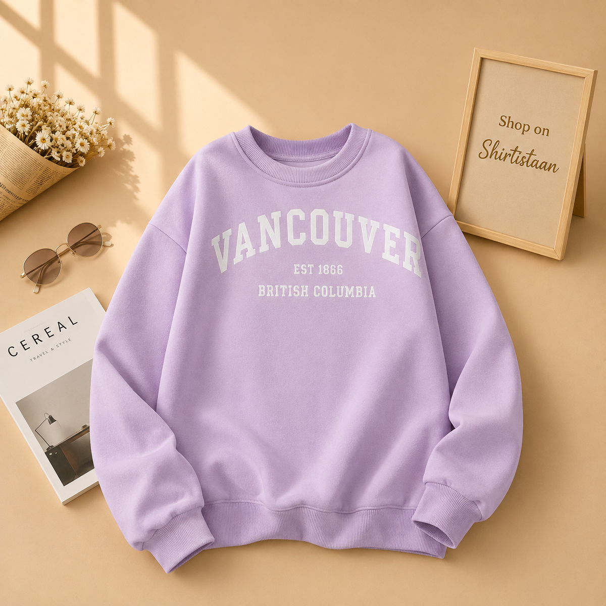 LILAC SWEATSHIRT VANCOUVER