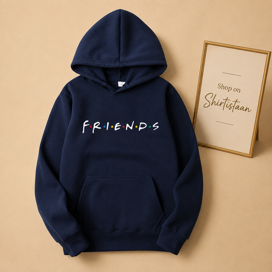 NAVY BLUE HOOD FRIENDS