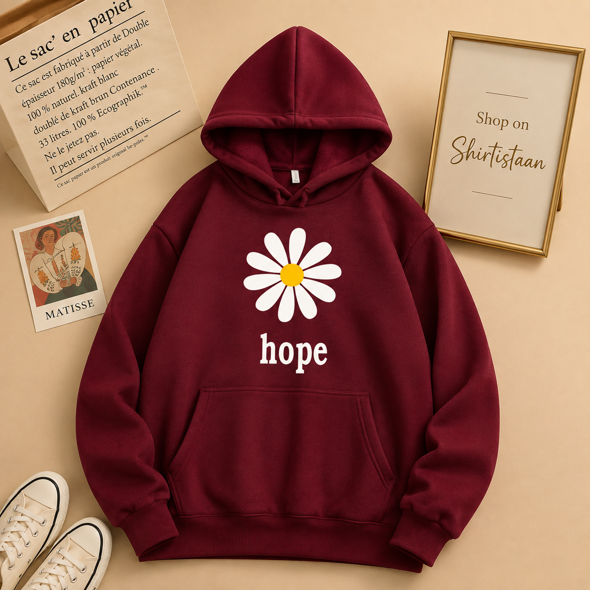 MAROON HOOD HOPE SUNFLOWER