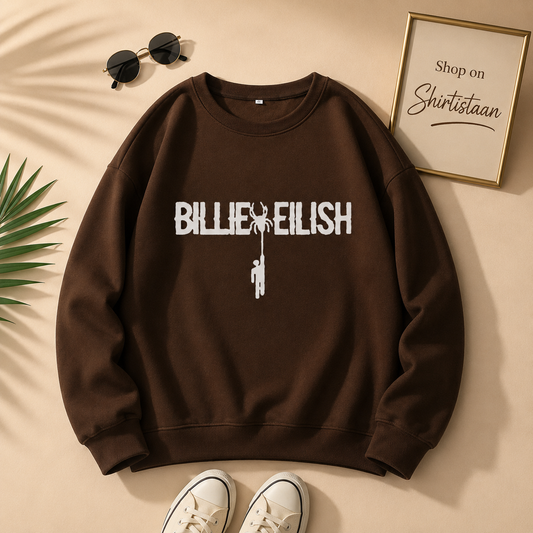 BROWN SWEATSHIRT BELLIE ELISH WITH LOGO