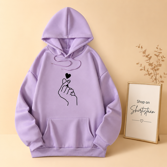 LOVE CHARM LILAC HOOD