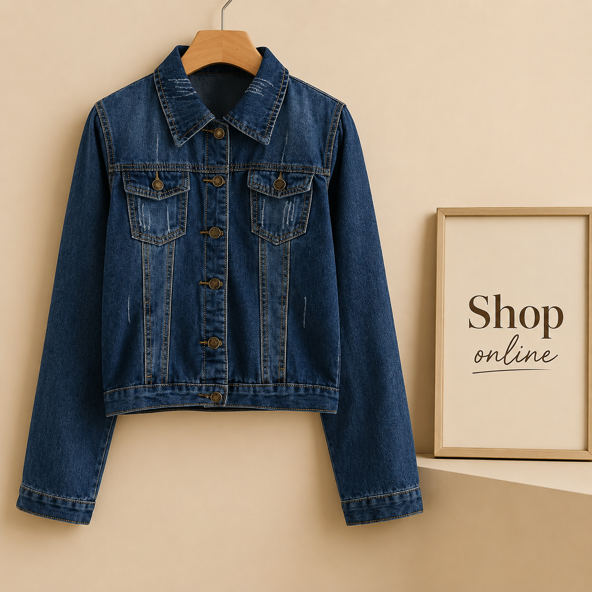 DARK BLUE DENIM JACKET