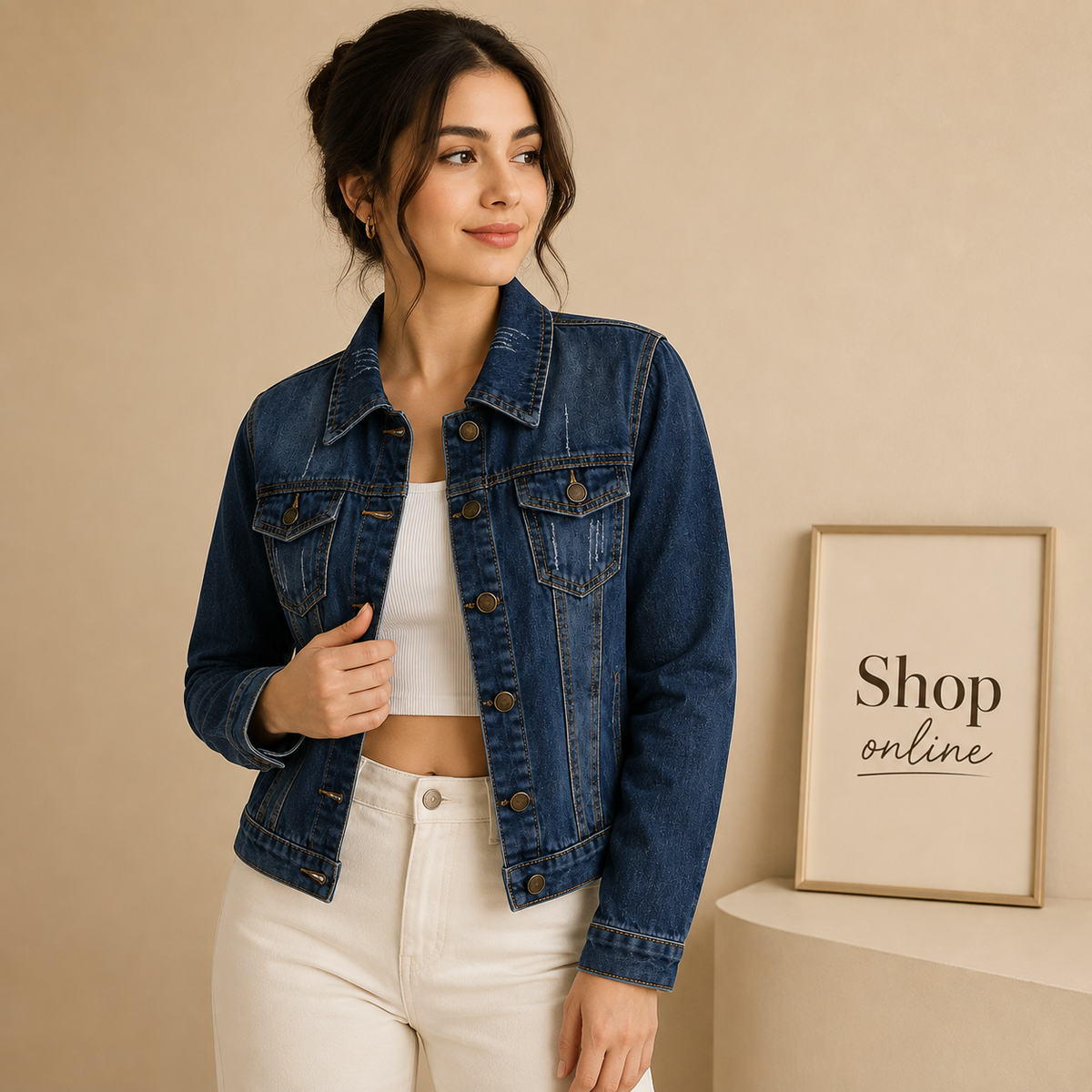 DARK BLUE DENIM JACKET