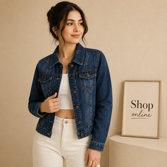 DARK BLUE DENIM JACKET