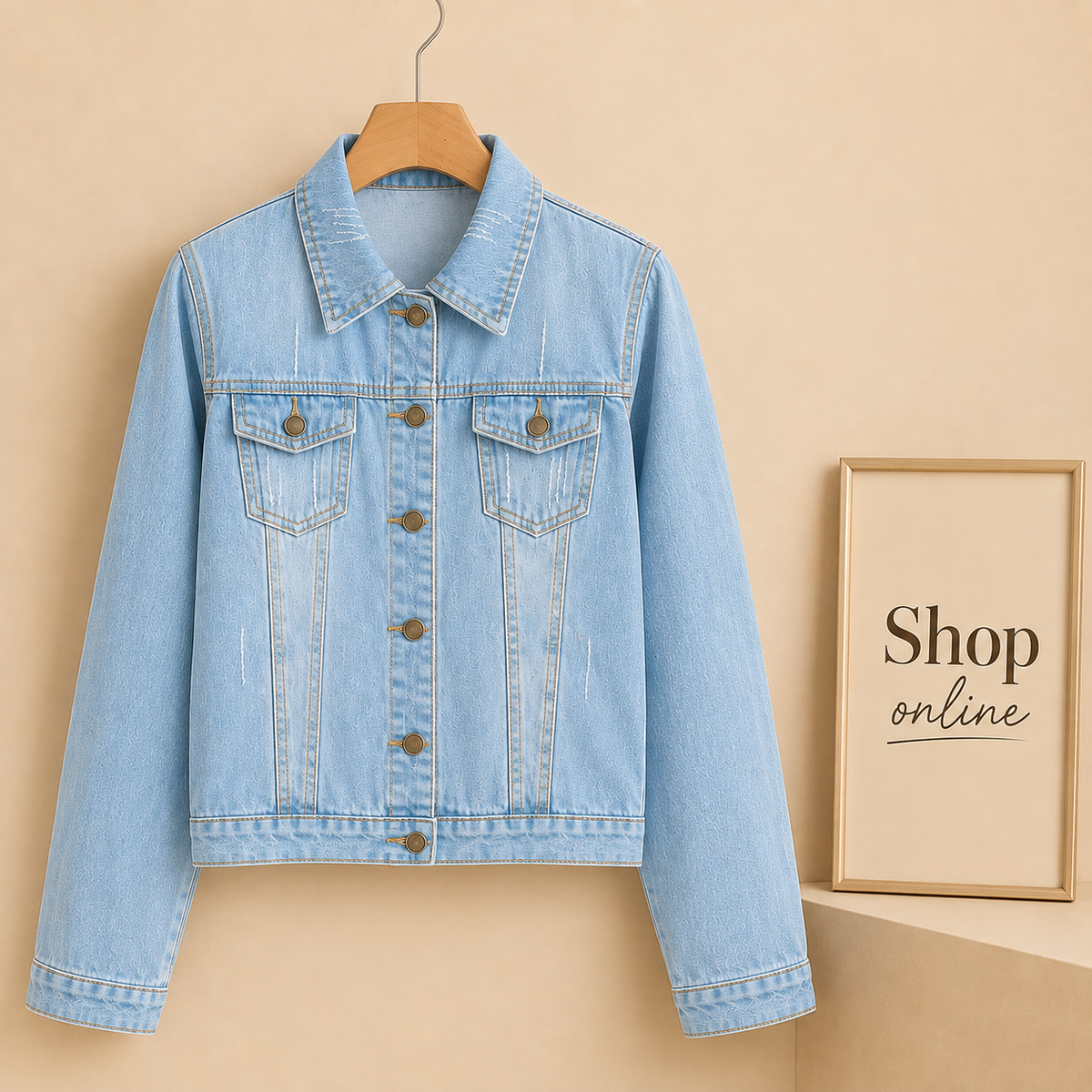 ICE BLUE DENIM JACKET