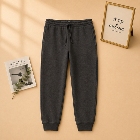 BASIC CHARCOAL TROUSER