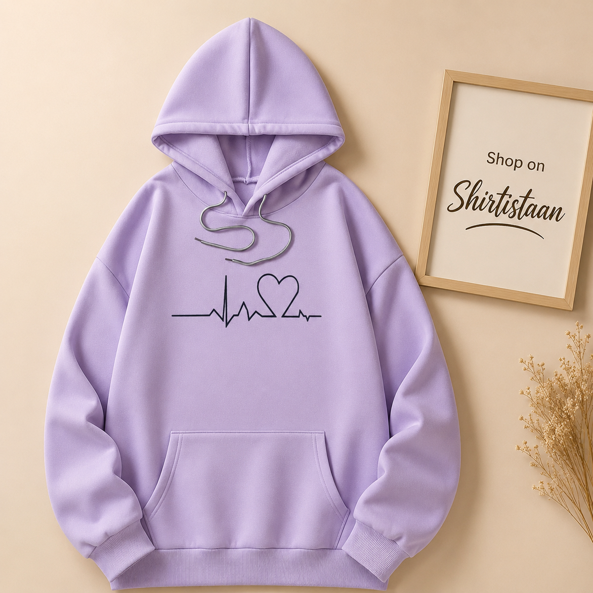 LILAC HOOIDE HEART VEIN