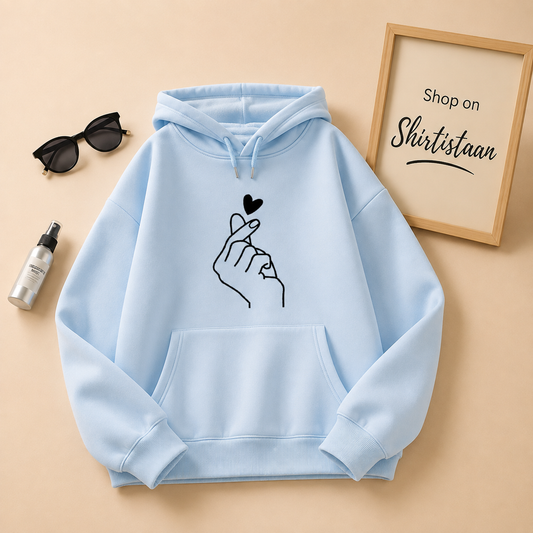 SKY BLUE HOODIE LOVE CHARM