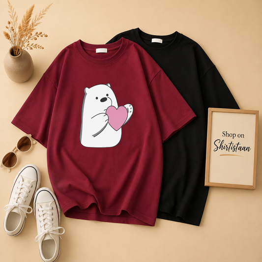 BEAR HEART TSHIRT