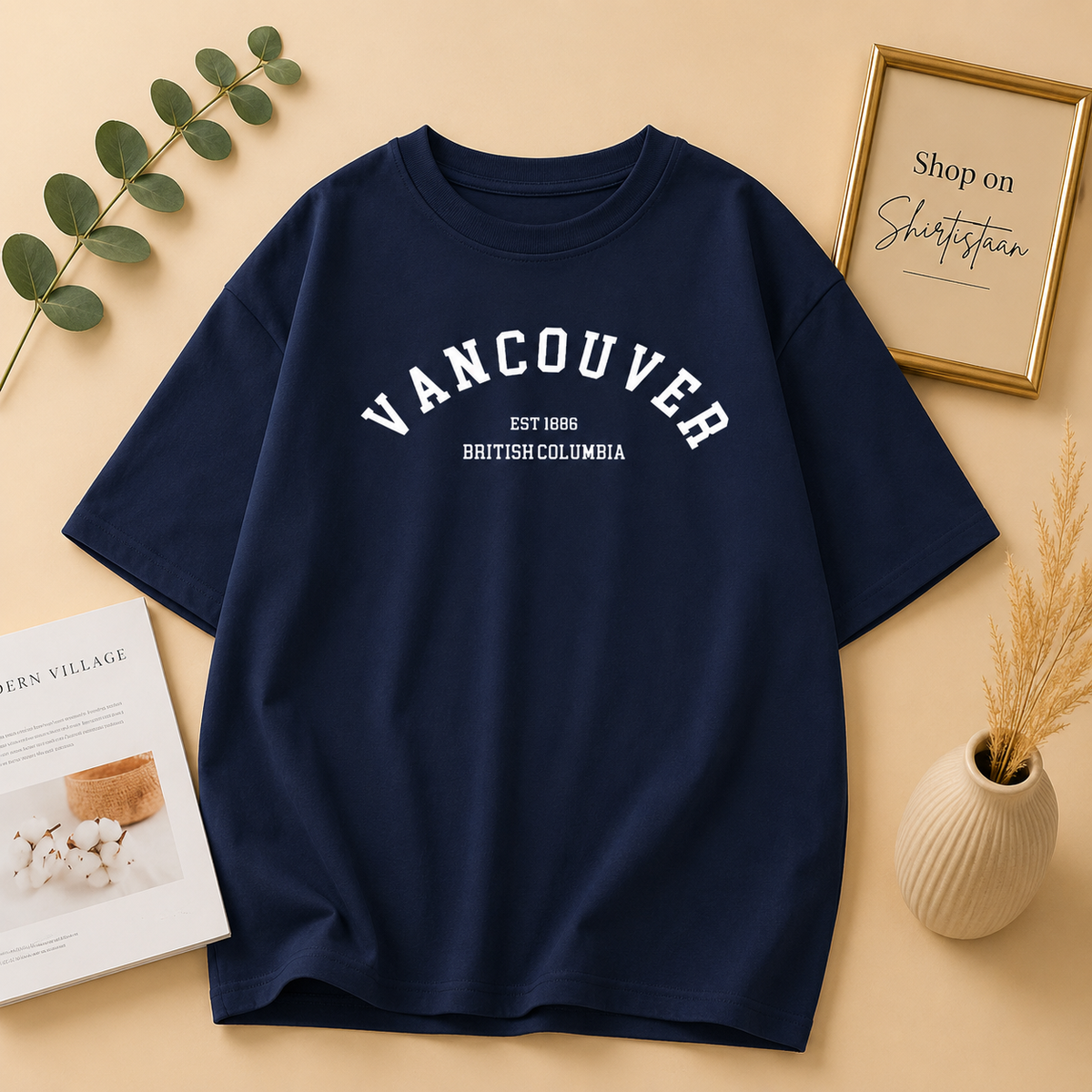 NAVY BLUE TEE VANCOUVER
