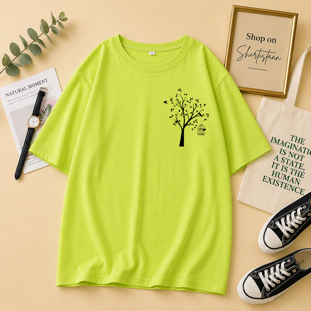 NEON TEE SHOULDER NEW TREE