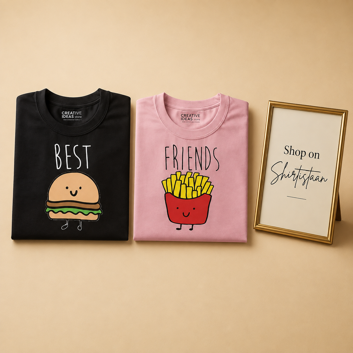 PAIR OF 2 BEST FRIEND TEES
