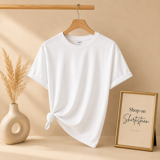 PLAIN WHITE TEE FOR WOMEN