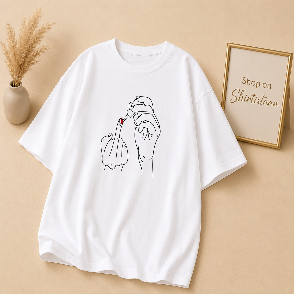 WHITE TEE NAIL PAINT