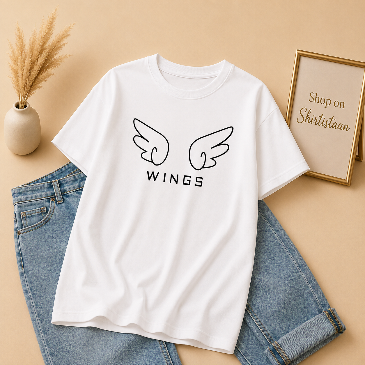 WHITE TEE WINGS