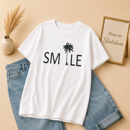 WHITE TEE SMILE TREE