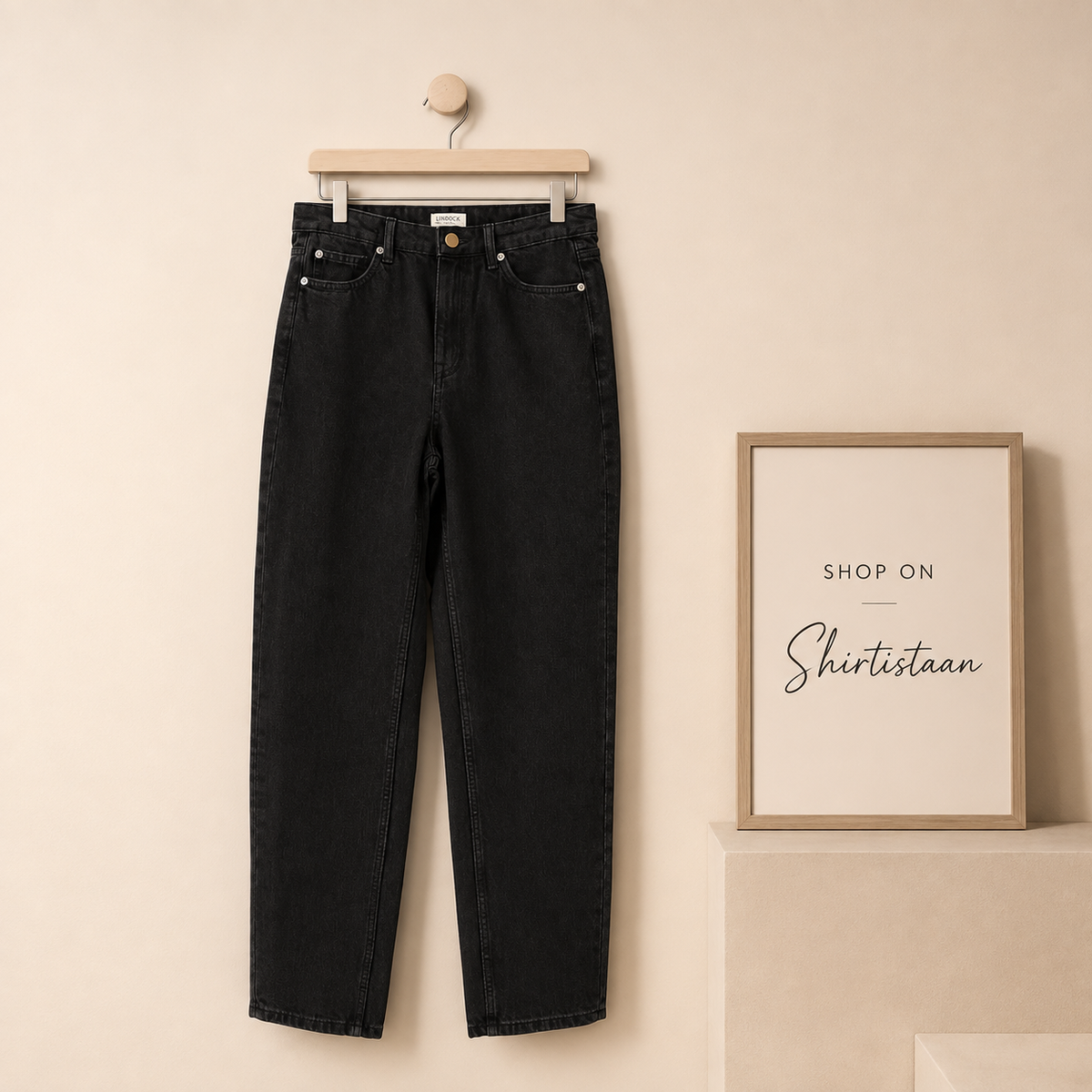 Black Mom Fit Jeans