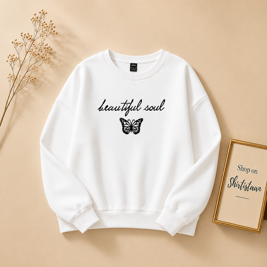 BEAUTIFUL SOUL BUTTERFLY SWEATSHIRT