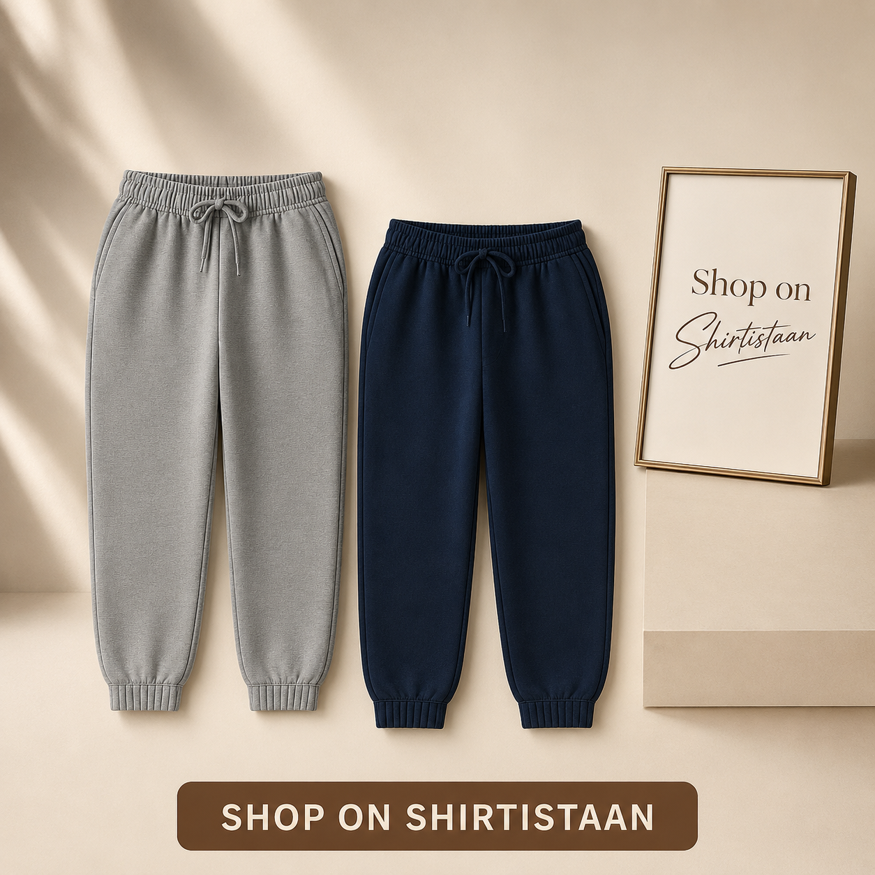 PACK OF 2 TROUSER GREY AND NAVY BLUE