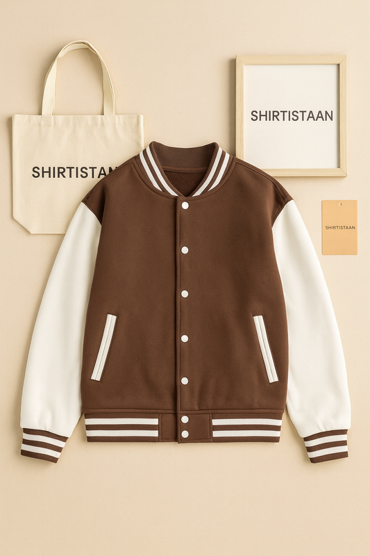 BROWN BASEBALL JACKET