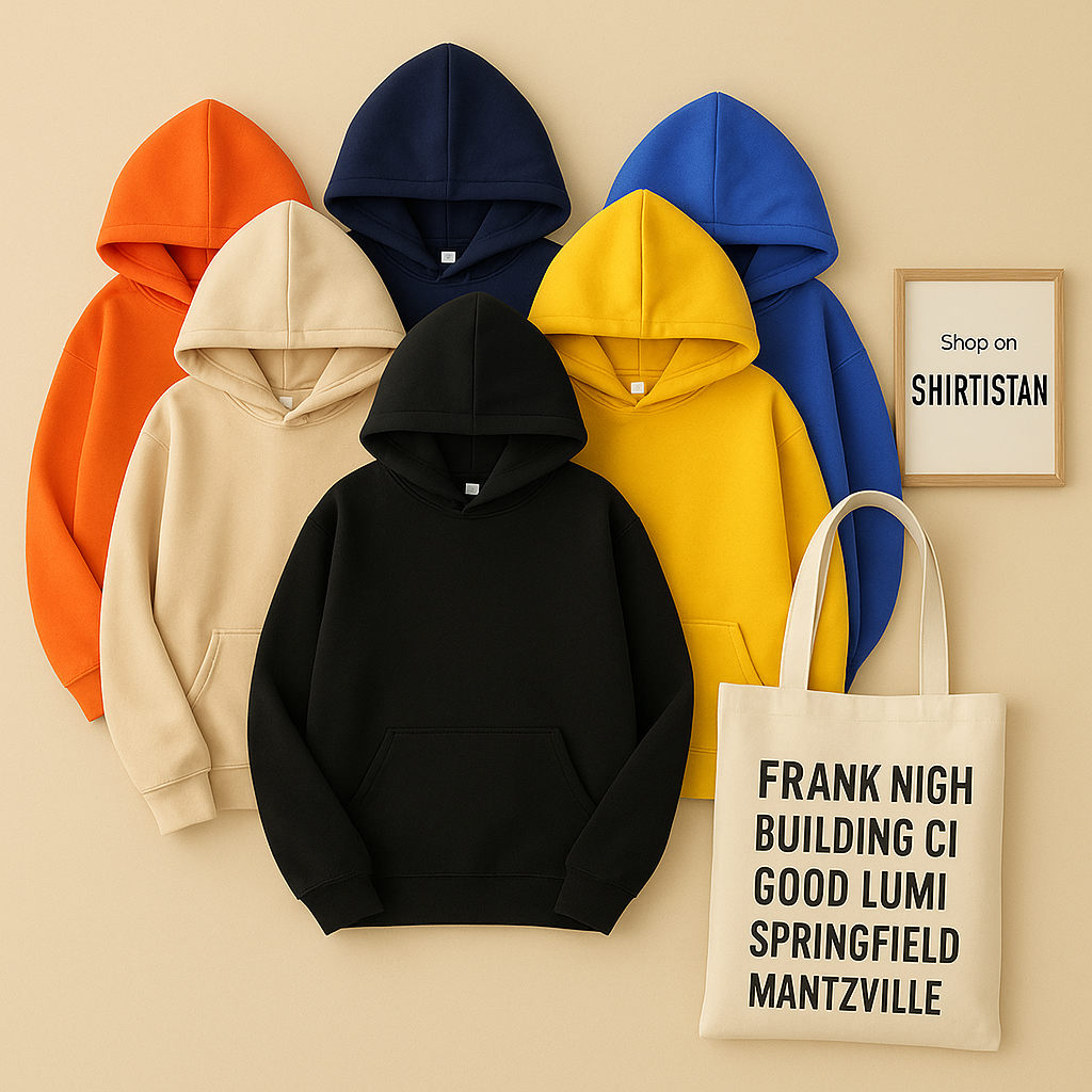 PLAIN HOODIES