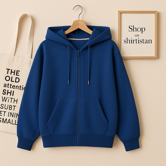 ROYAL BLUE ZIPPER