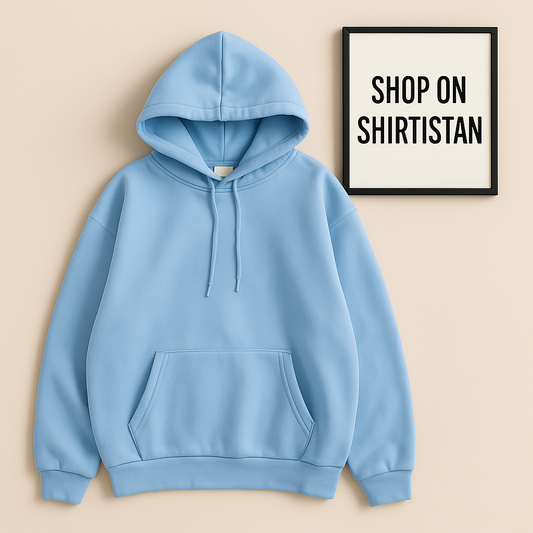 PLAIN SKY BLUE HOOD