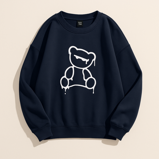 NEW BEAR NAVY BLUE SWEATSHIRT