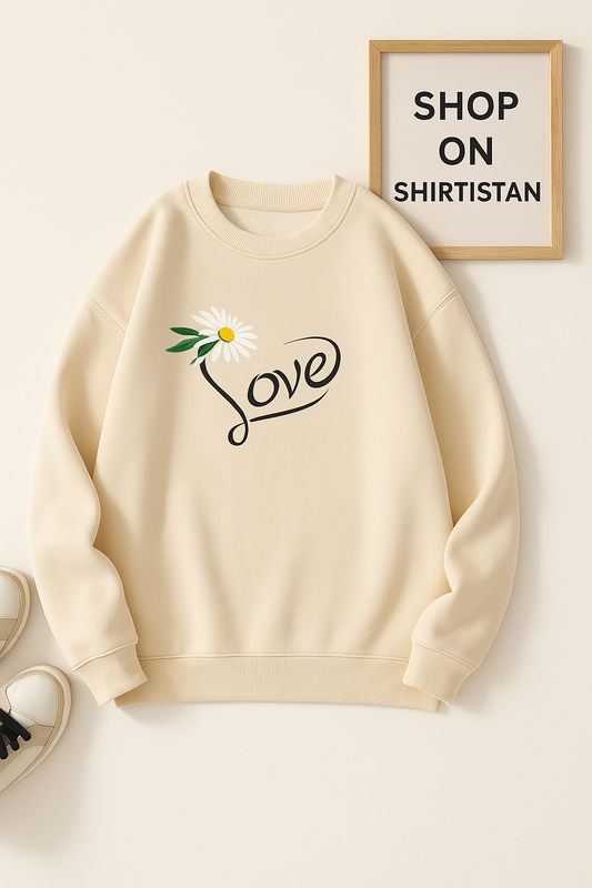 SUNFLOWER LOVE CREAM SWEATSHIRT