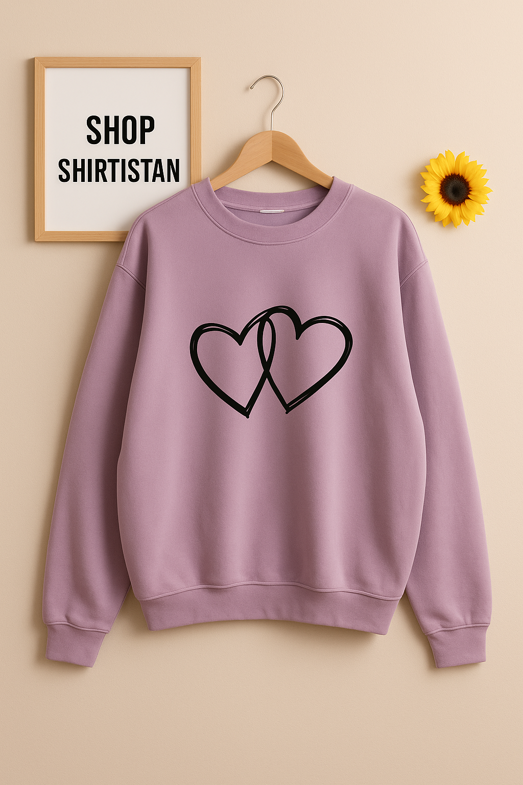 LILAC SWEATSHIRT HEART CONNECTION