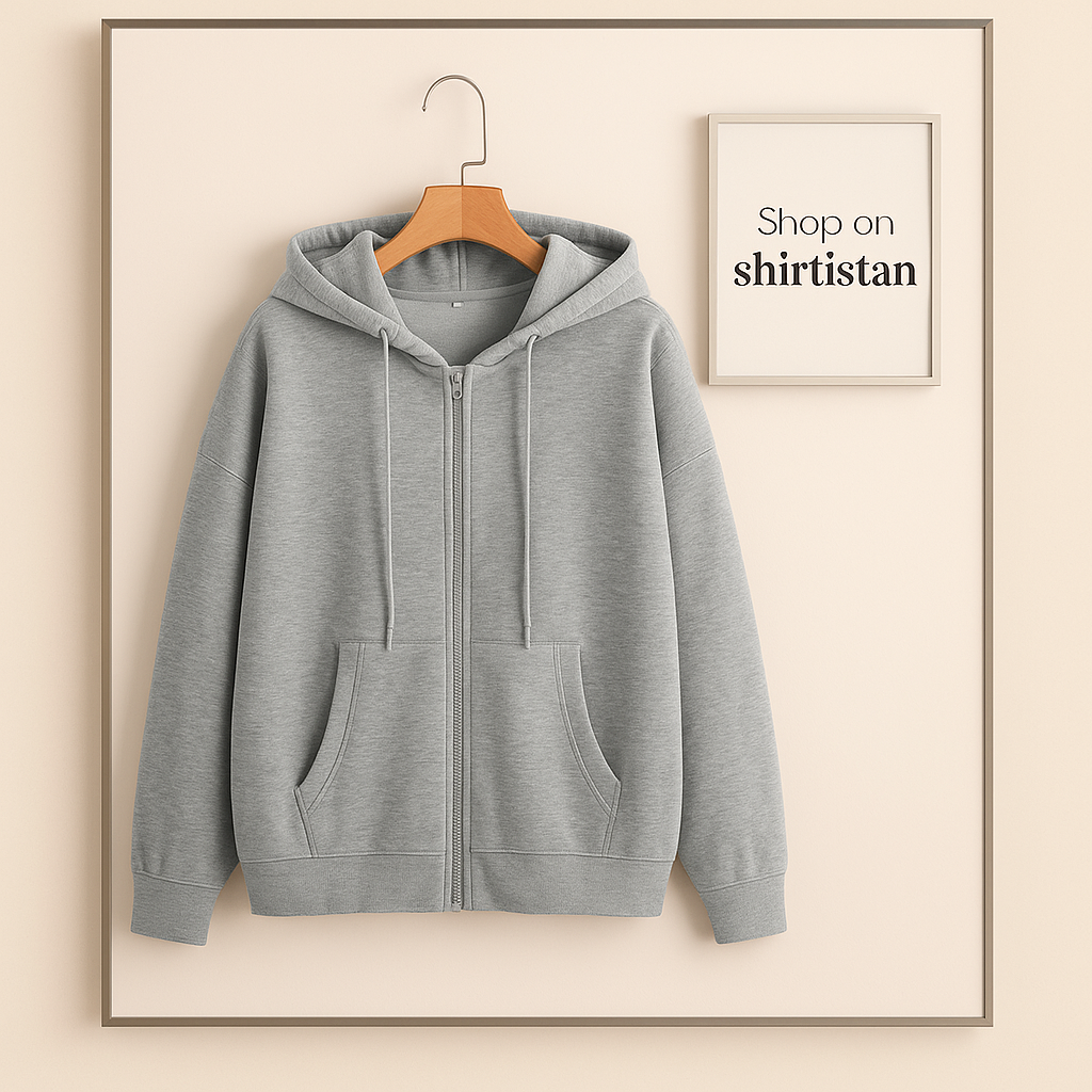 GREY ZIPPER