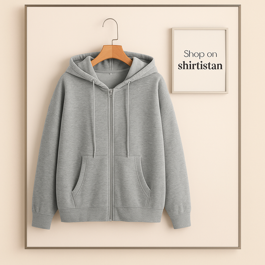 GREY ZIPPER