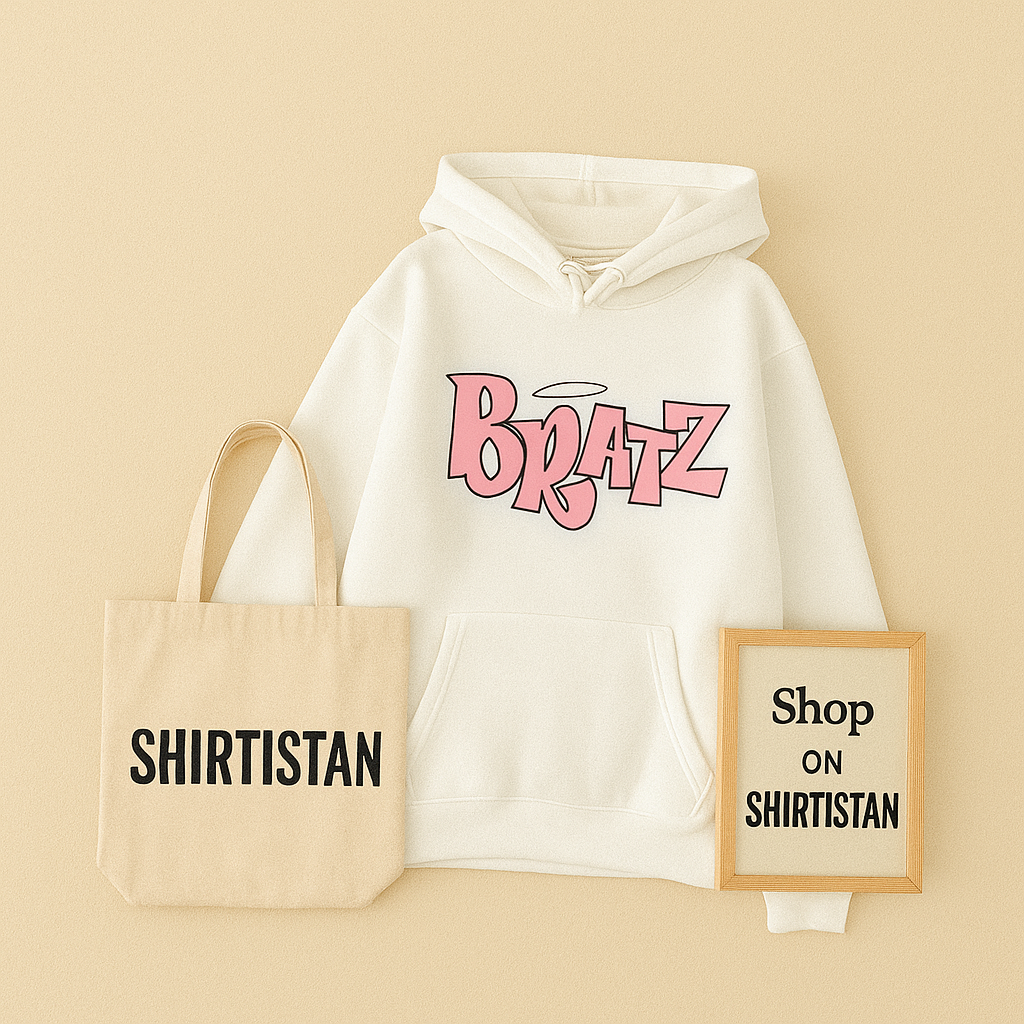WHITE BRATZ HOODIE