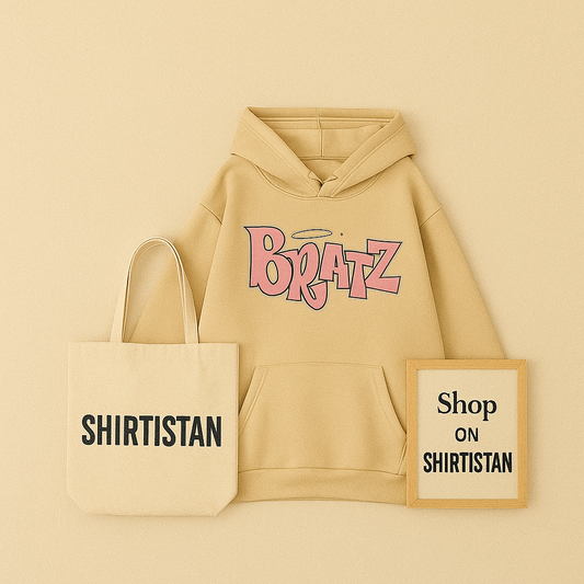 CREAM COLOR BRATZ HOODIE