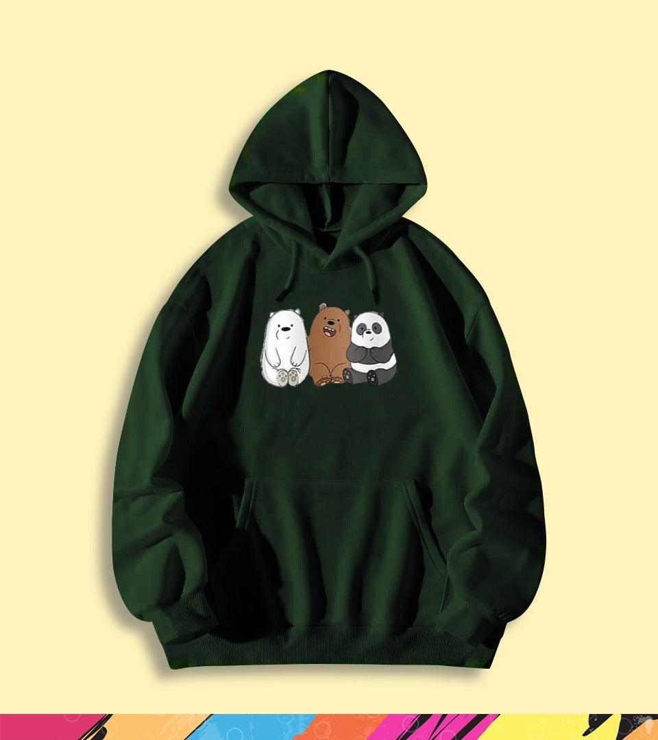 THREE BEAR FRIENDS HOODIE