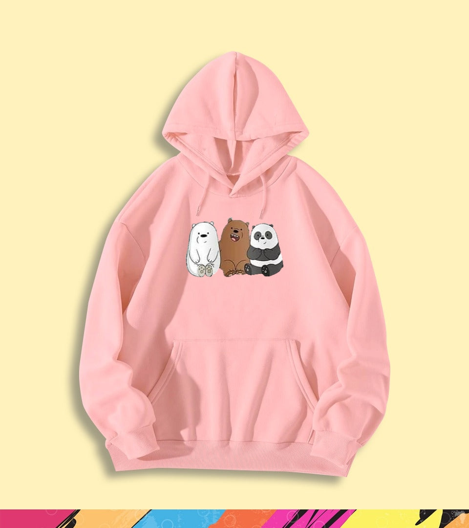 THREE BEAR FRIENDS HOODIE