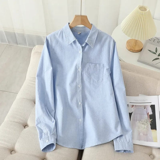 ICE BLUE BUTTON DOWN SHIRT