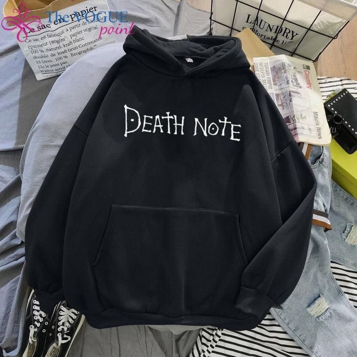 BLACK DEATH NOTE HOODIE