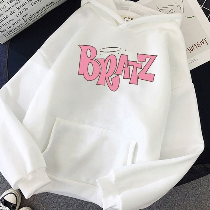 WHITE BRATZ HOODIE