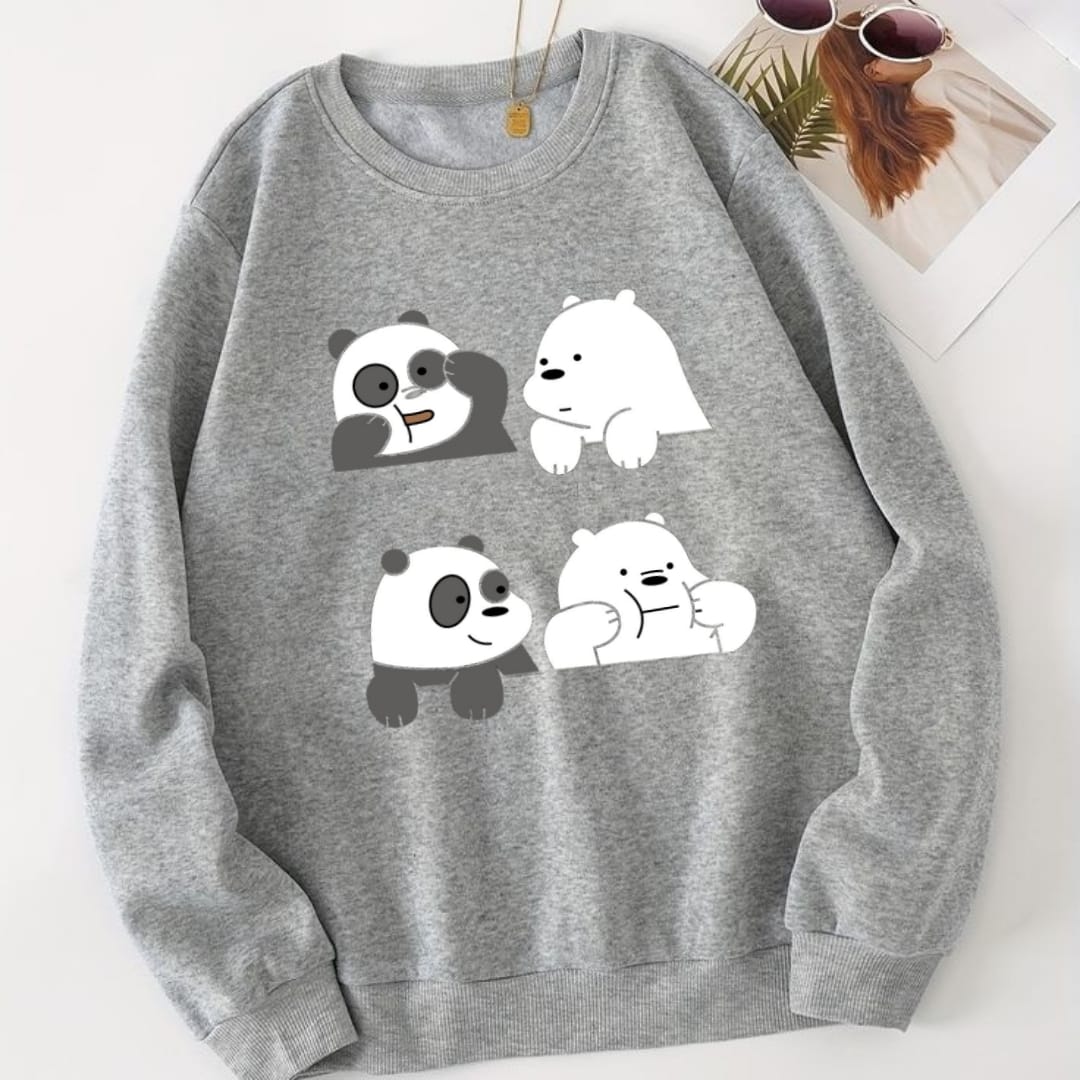 4 BEAR GREY SWEATSHIRT